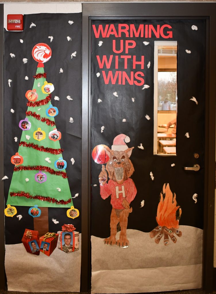 santa claus classroom door decoration