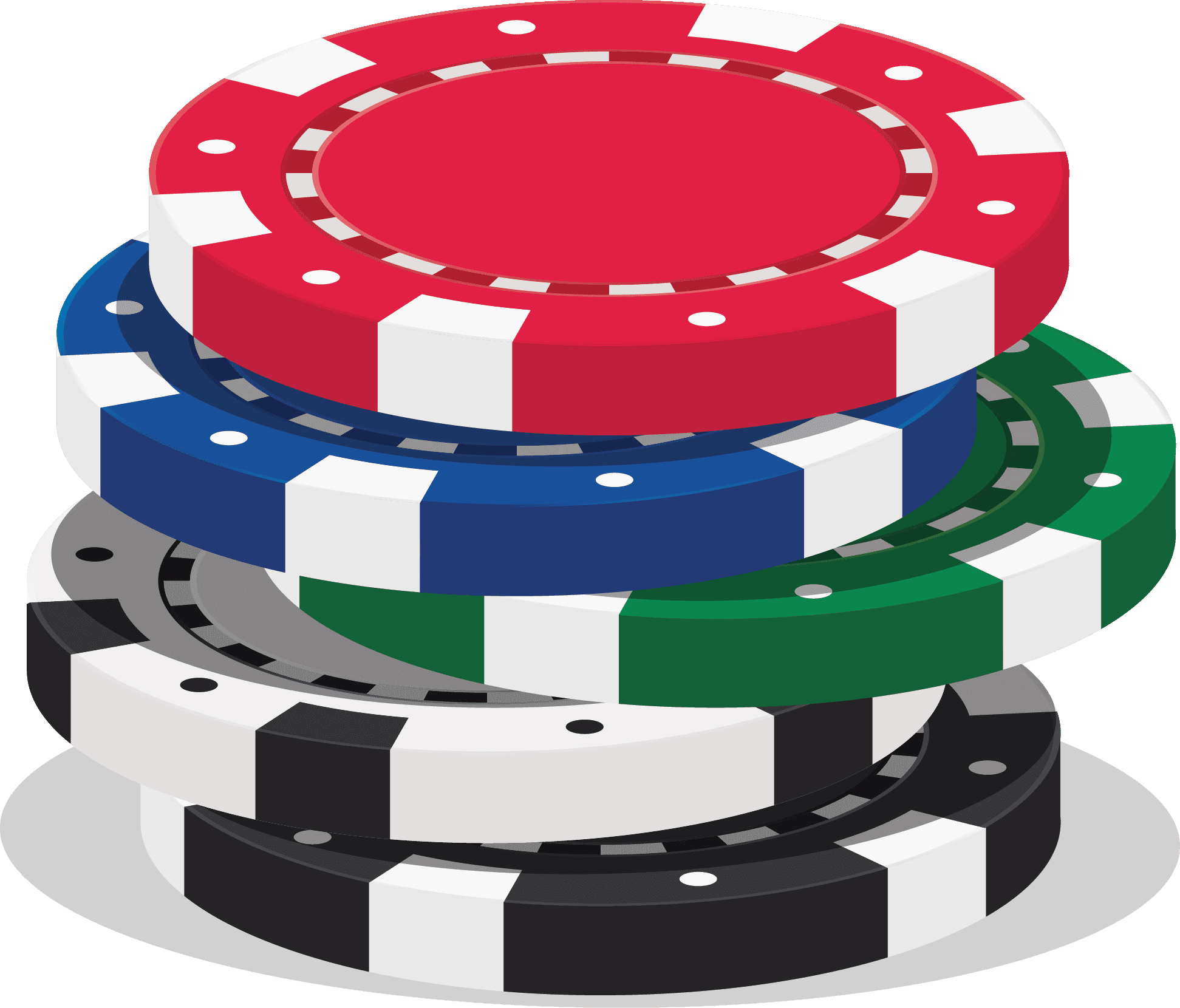 trekant virtuel Udvalg Poker chip stack – Hardin-Houston