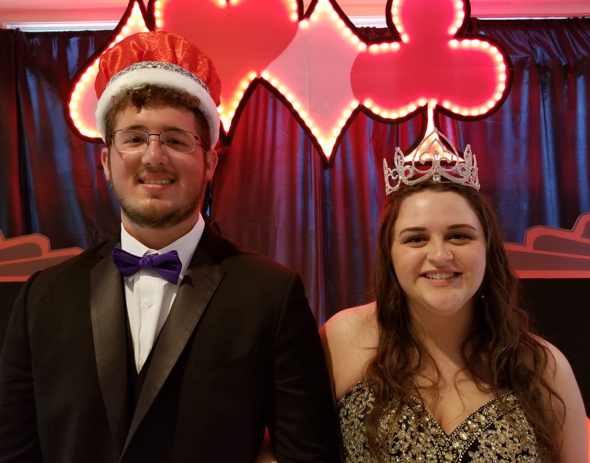 Prom 2021 King and Queen HardinHouston